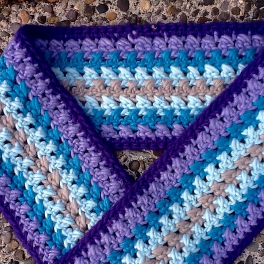 NWT Pumpkin Patch crocheted scarf